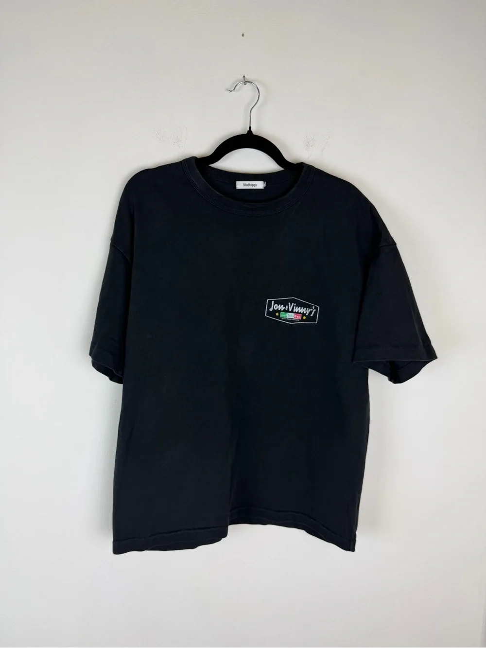 Madhappy Jon & Vinny's Vintage Tee in Black